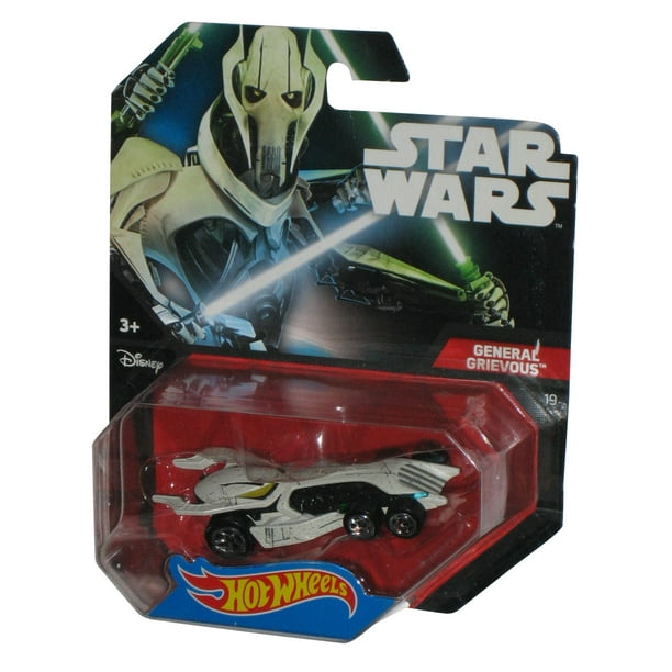 Details about   DISNEY STAR WARS GENERAL GRIEVOUS COLLECTOR HOT WHEELS CHARACTER CARS BLACK NEW